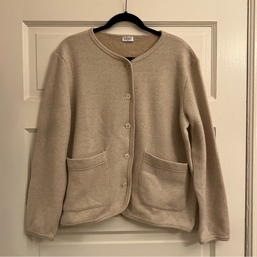 Leset Sienna Classic Crew Cardigan